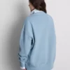 Oversized sweatshirt med sænkede skuldre