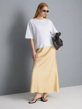 Oversized T-shirt i bomuld