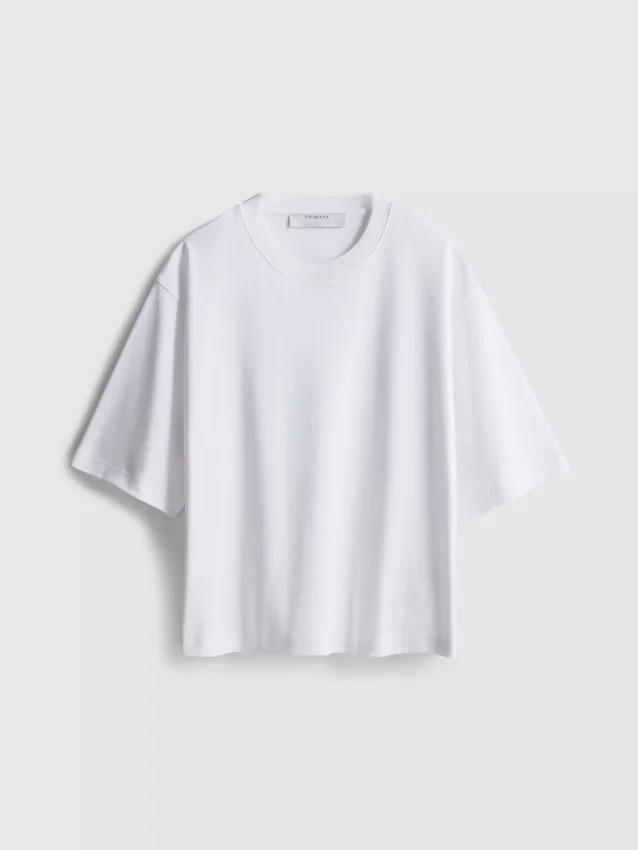 Oversized T-shirt i bomuld