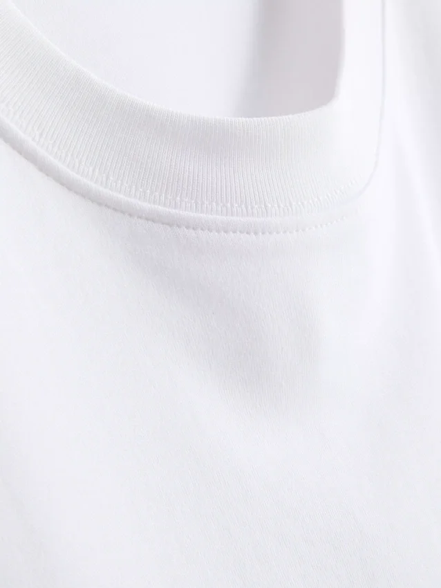 Oversized T-shirt i bomuld
