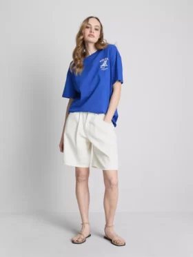 Oversized T-shirt med Soleil-print