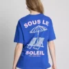 Oversized T-shirt med Soleil-print