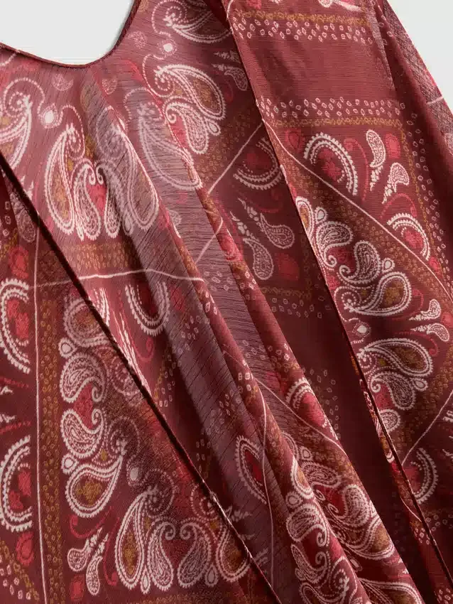 Paisley-kappe med frynser