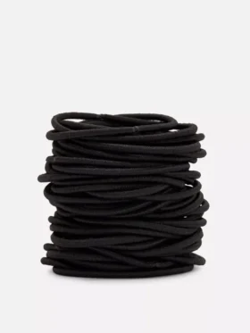 Pakke med 60 tykke elastiske hårbånd