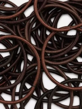 Pakke med 60 tykke elastiske hårbånd