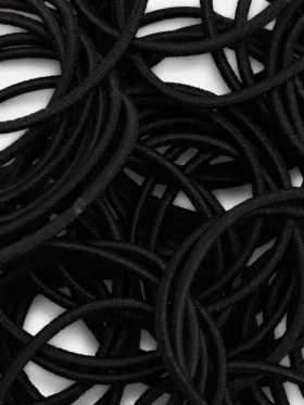 Pakke med 60 tykke elastiske hårbånd