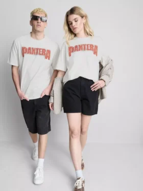 Pantera-T-shirt med grafisk motiv