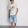 Paradise Beach-skjorte med grafisk print