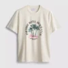 Paradise Beach-skjorte med grafisk print