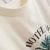 Paradise Beach-skjorte med grafisk print