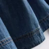 Paula Echevarría denim-top med pufærmer