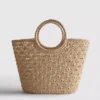 Paula Echevarría hæklet bucket-taske