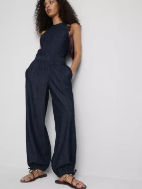Paula Echevarría harembukser i bomuldsrig denim