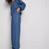 Paula Echevarría harembukser i bomuldsrig denim