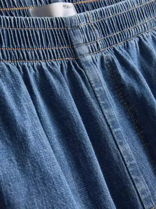 Paula Echevarría harembukser i bomuldsrig denim