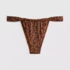 Paula Echevarría leopardmønstrede bikiniunderdele med glimmer
