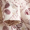 Paula Echevarría paisley-skjorte i krøllet satin med knapper