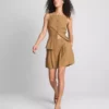 Paula Echevarría plisserede bermuda-shorts