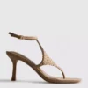 Paula Echevarría sandaler med nitter