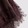 Paula Echevarría satin-cami-top med blonderkant