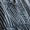 Paula Echevarría stribet seersucker-bluse med pufærmer