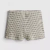 Paula Echevarría strikkede stribede minishorts