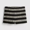 Paula Echevarría strikkede stribede minishorts