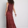 Paula Echevarría strikket asymmetrisk top