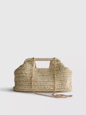 Paula Echevarría vævet crossbody-taske