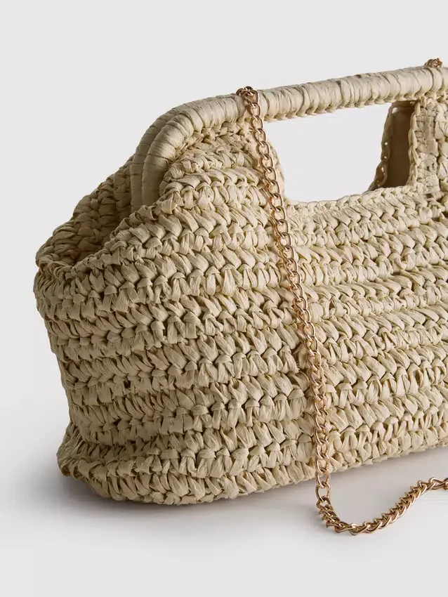 Paula Echevarría vævet crossbody-taske