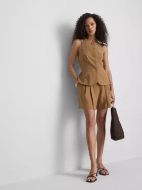 Paula Echevarría vest med peplum-kant