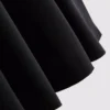 Peplum-top i crepe med hjerteudskæring