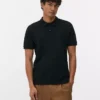 Piqué-polo-T-shirt i bomuld
