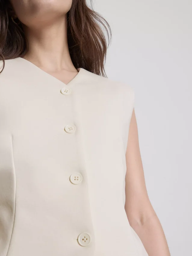 Poleret sweatshirt-vest