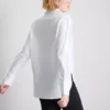 Poplin-skjorte med justerbar pasform