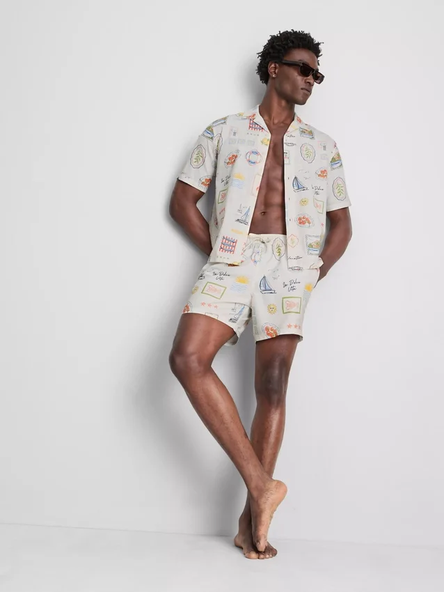 Postcard-badeshorts