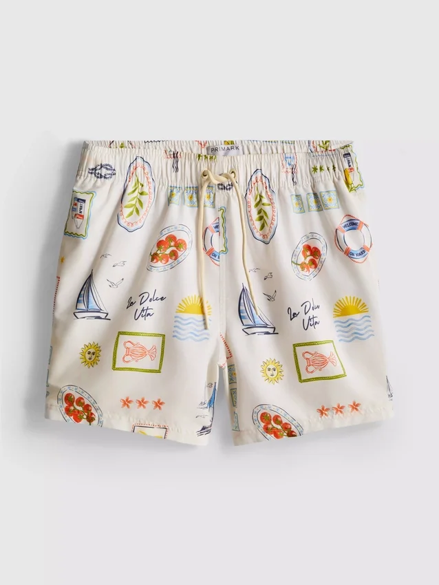 Postcard-badeshorts