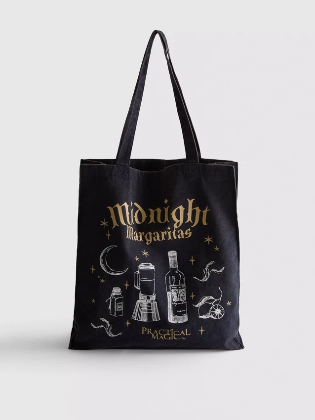 Praktisk totebag med magisk grafisk motiv