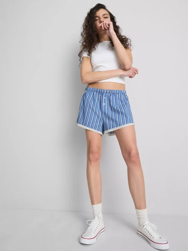 Primark-scenen | Boxershorts med blonder og striber