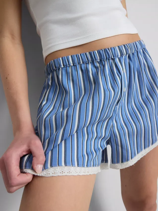 Primark-scenen | Boxershorts med blonder og striber
