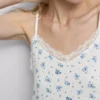 Pyjamas-cami-top med højt modalindhold