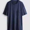 Pyjamasbluse med korte ærmer