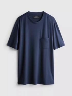 Pyjamasbluse med korte ærmer