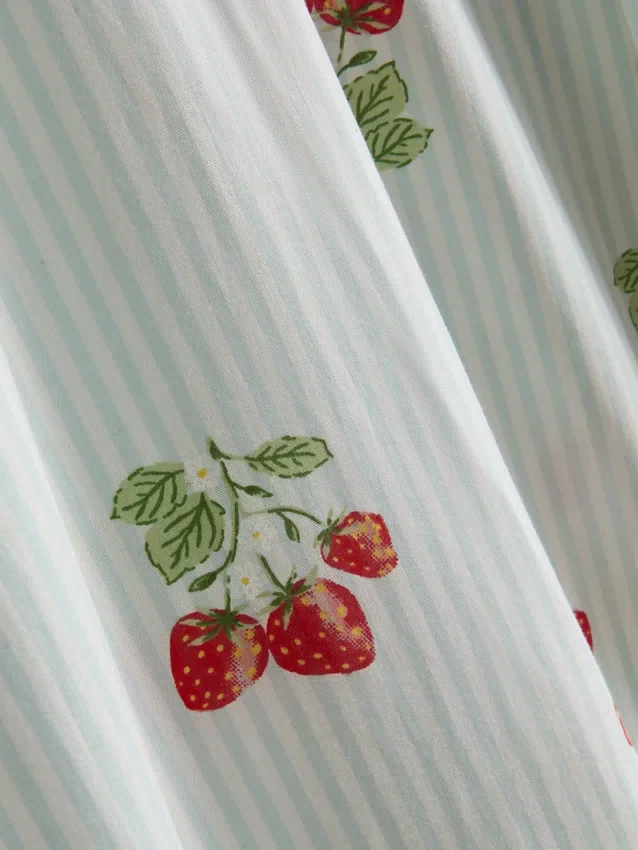 Pyjamasbukser i bomuld med print