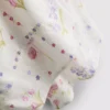 Pyjamasbukser med blomsterprint og brede ben
