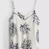 Pyjamasser-cami-top med koralprint