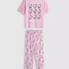 Pyjamasser i bomuld med Hello Kitty-motiv