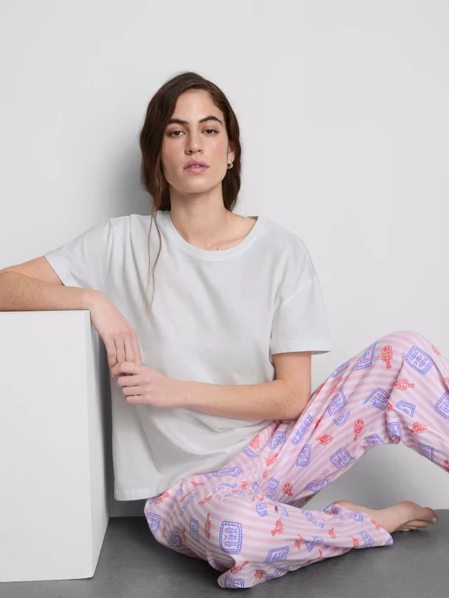 Pyjamasser i bomuld med print
