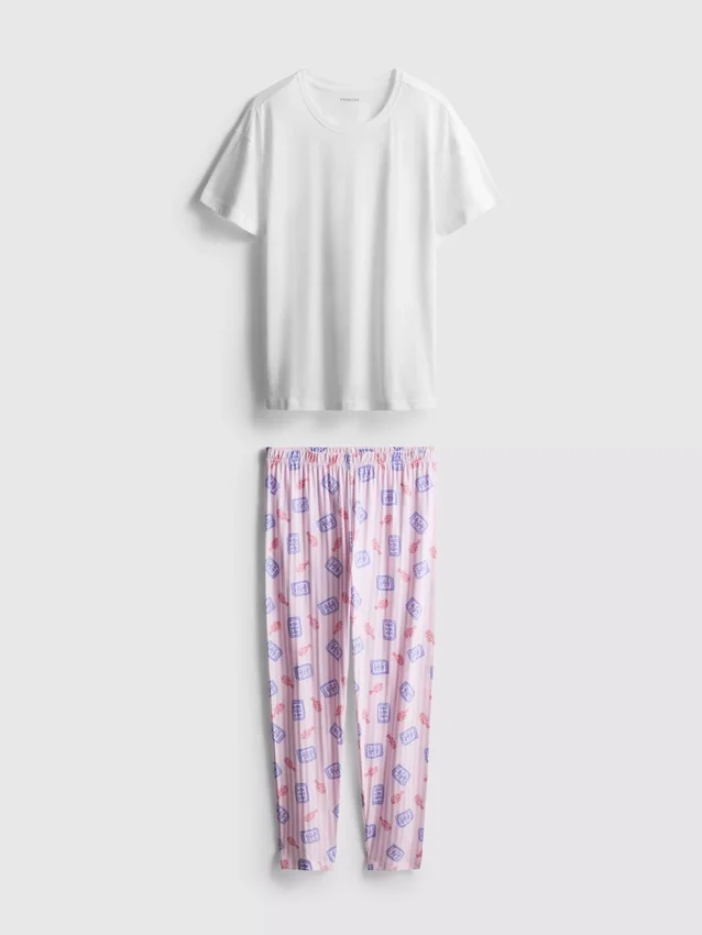 Pyjamasser i bomuld med print