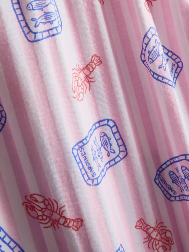 Pyjamasser i bomuld med print